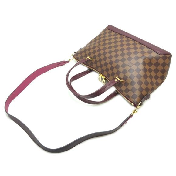 Louis Vuitton Hyde Park Handbag Damier Ebene Fuchsia - Picture 4 of 6